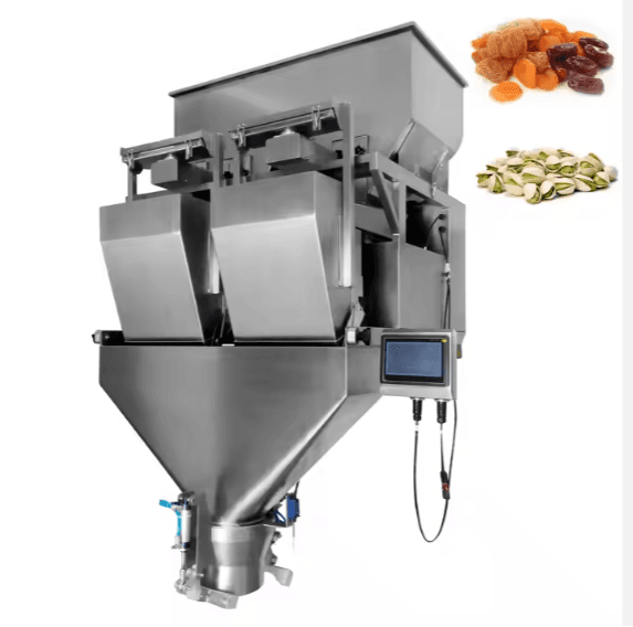 Pusautomātiska pulveru un sēklu lineārā svēršanas iekārta (2 galvas)