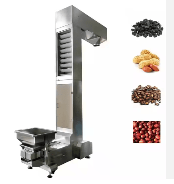 Z tipa elevatora konveijers ar kausiņiem